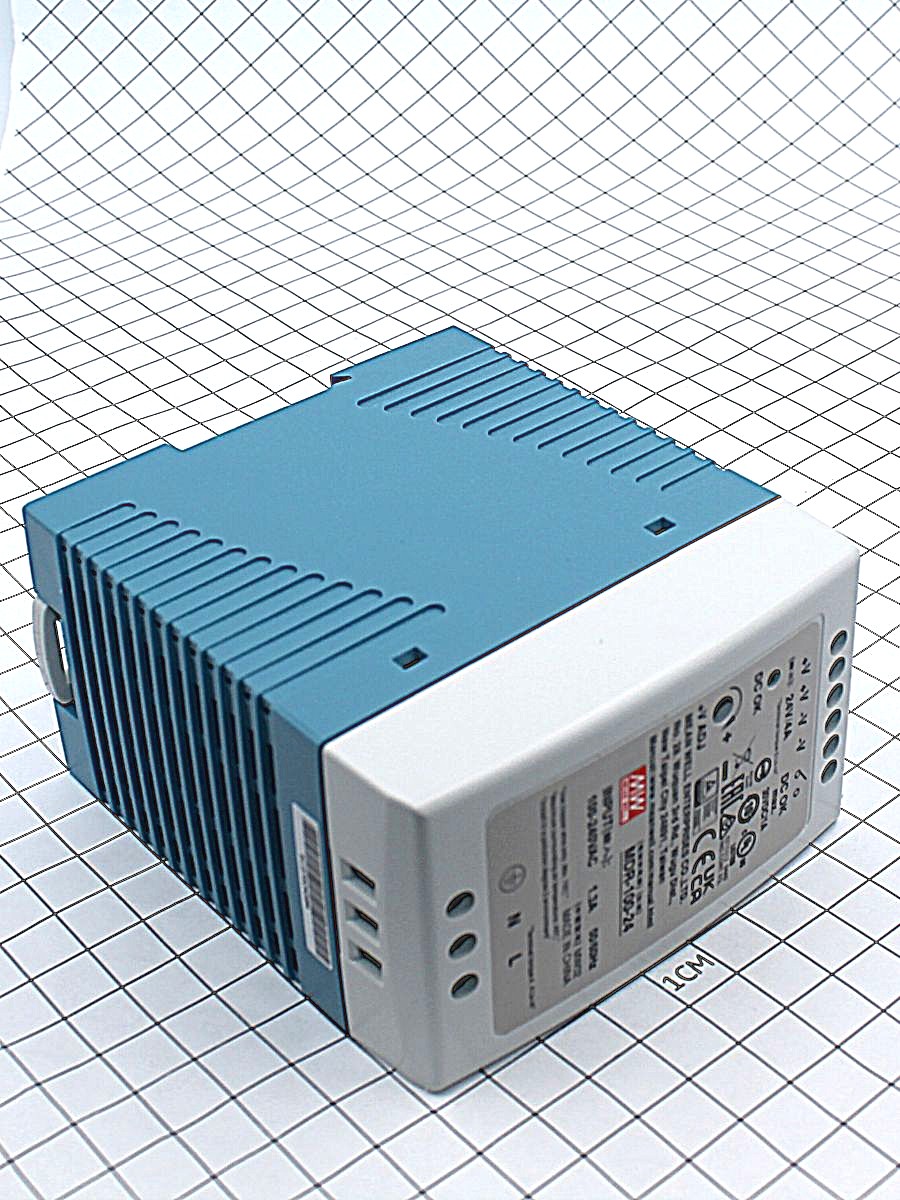 AC/DC на DIN-рейку 100W 220->24V (MDR-100-24)