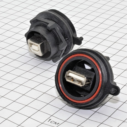 PX0842/A, Переходник USB (м) - USB B (м) на корпус,  PX0842/A