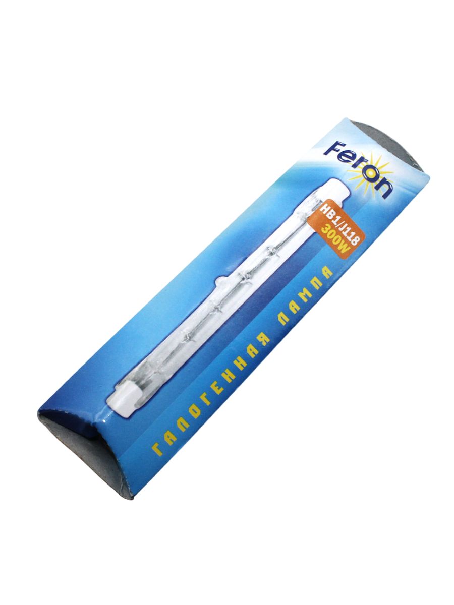 Feron HB1/J118:R7S галогеновая  300Вт,  118мм (двухцокольная, линейная)