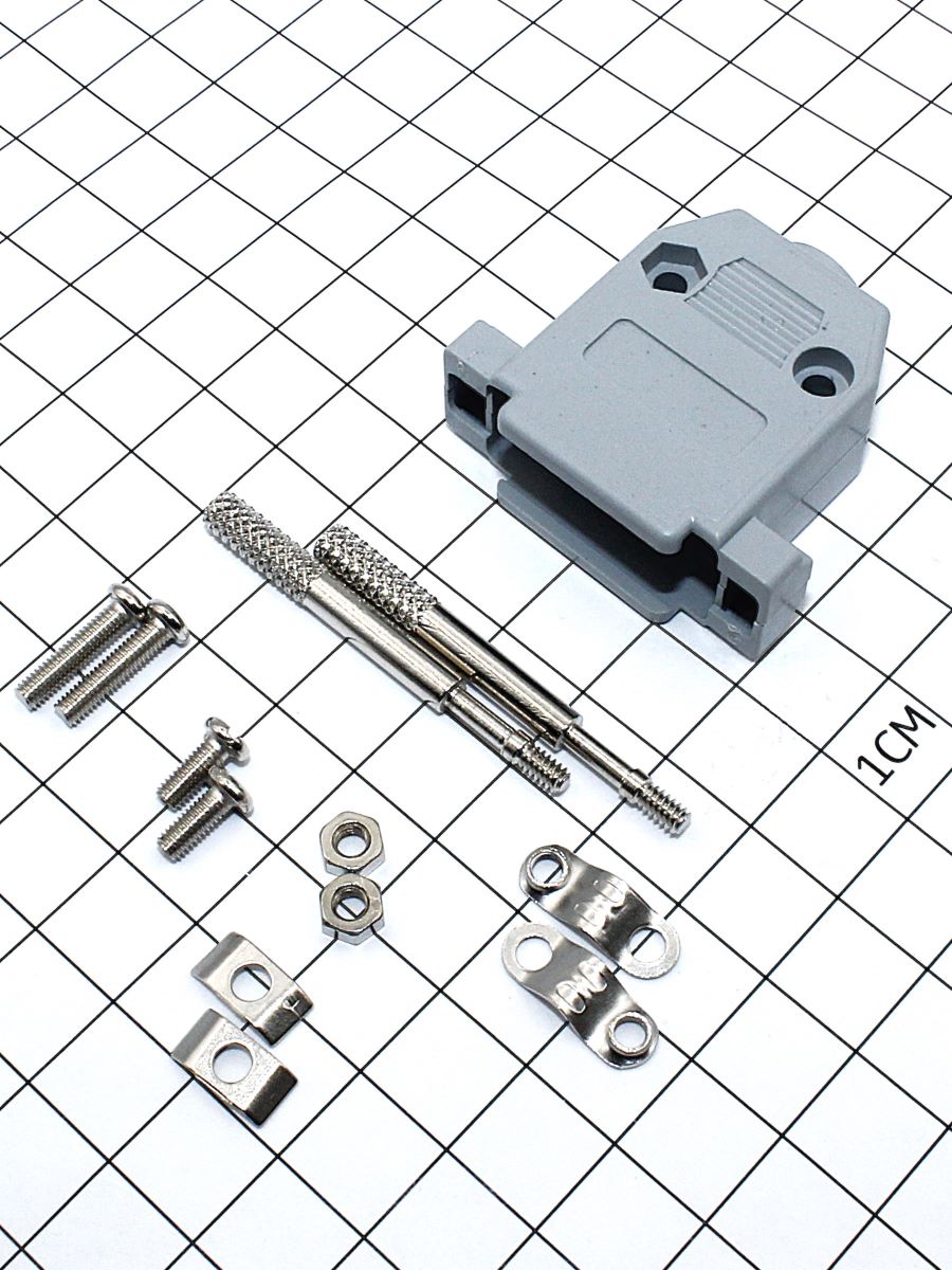 Корпус разъема 15 pin (DP-15C) с удл.винтами