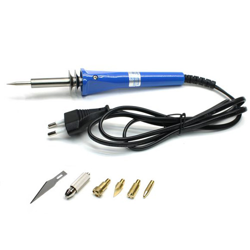 ZD-707A /12-0183/ REXANT:Набор для пайки и выжигания: 6 насадок , 220V/30 Вт
