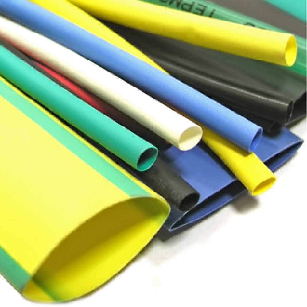 Трубка ТУТнг клеевая:термоусадочная 12,0/4,0 мм (черный)