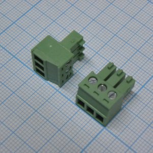 Клеммник 3 поз, шаг 3.81 мм, на кабель (15EDGK-3.81-03P-14-00AH)