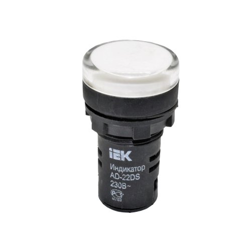 лампа-коммут. 220V AC AD-22DS  белый под винты  LED