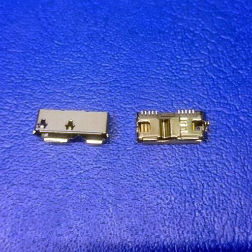 Разъем microUSB3,0 (м) на плату, 10 конт., поверхн.монтаж (PUJ04)