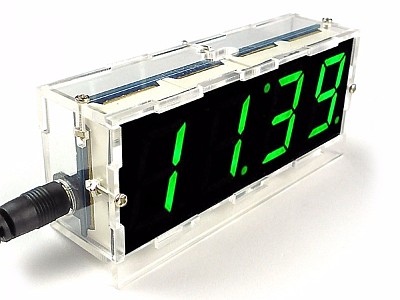 "KIT-NM7039box Набор радиолюбителя для сборки настольных DIY часов"