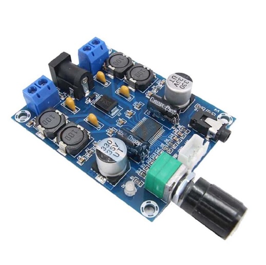 Питание 12-28VDC; вых. Сопротивление 4-8 Ом; Отношение сигнал/шум: 100дБ KIT-CFS-M312 двухканальный усилитель кл.D 2x45W TPA3118D2