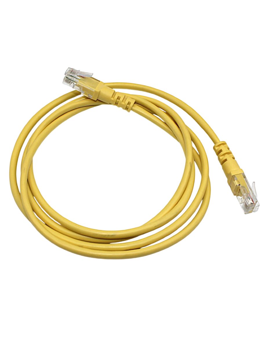 Патч-корд 5е категория, 1,5м (SC03-8P4C1.5-Y) (желтый) 4 провода
