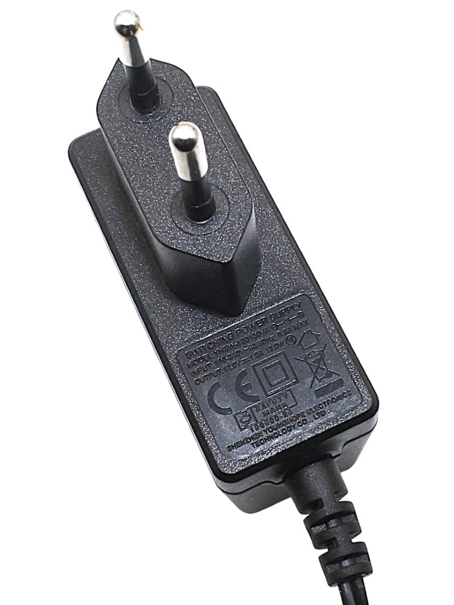 AC/DC Адаптер 12W 220->12V/1A (YHSW-120100VA)