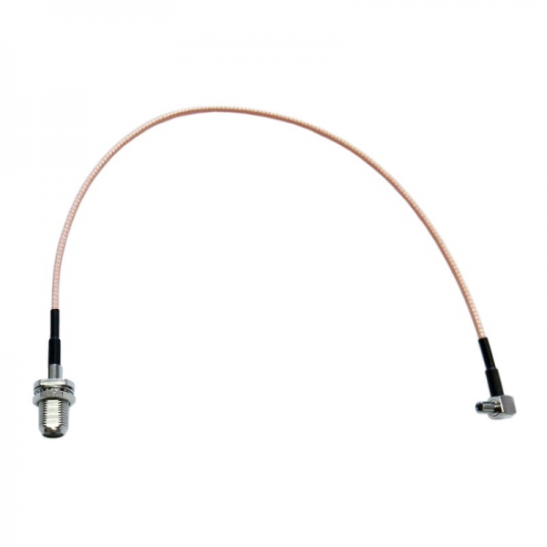 Пигтейл / антенный переходник для подключния USB модема к внешней антенне Переходник F гнездо - TS9 (F-female-TS9-male) / GR-7