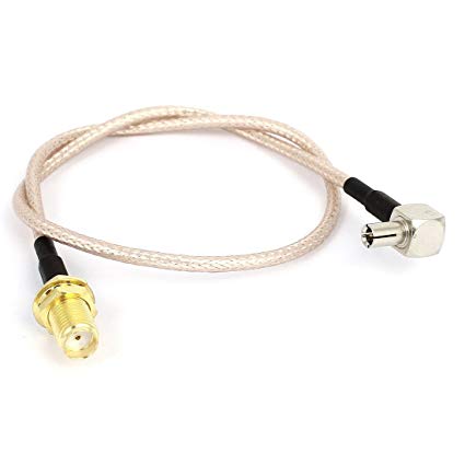 Пигтейл / антенный переходник для подключния USB модема к внешней антенне Переходник F гнездо - TS9 (F-female-TS9) / GR-2