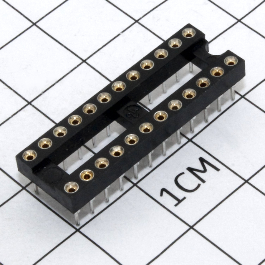 Панелька DIP 24 кон. узк. цанговая (SCSM-24)
