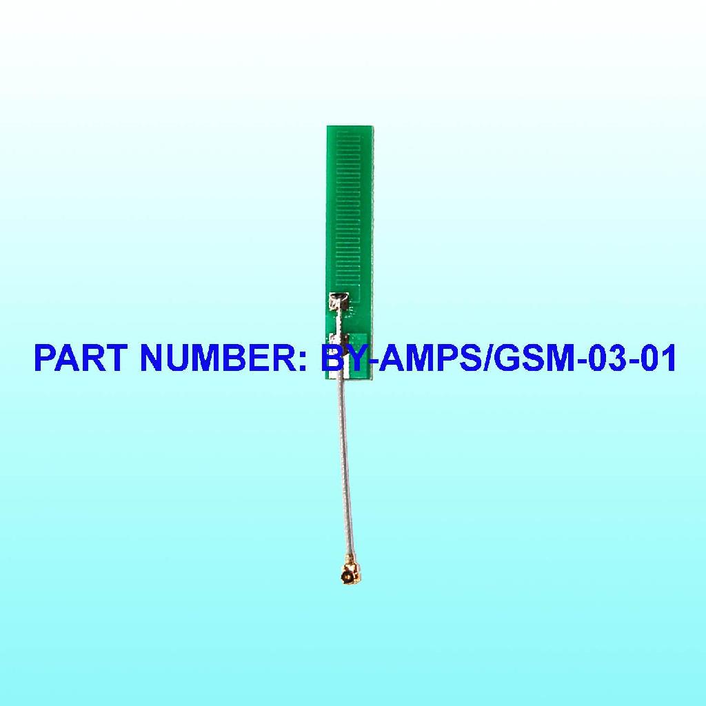 Антенна AMPS/GSM (824-894/890-960 МГц), Кус=1 дБ, с разъемом GSC (BY-AMPS-GSM-03-01-GSC) AMPS/GSM (824-894/890-960 ), =1 , GSC (BY-AMPS-GSM-03-01-GSC)