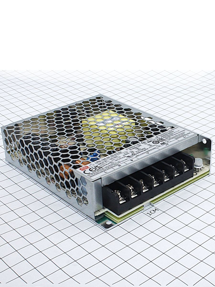AC/DC в кожухе  100W 220->24V (LRS-100-24)
