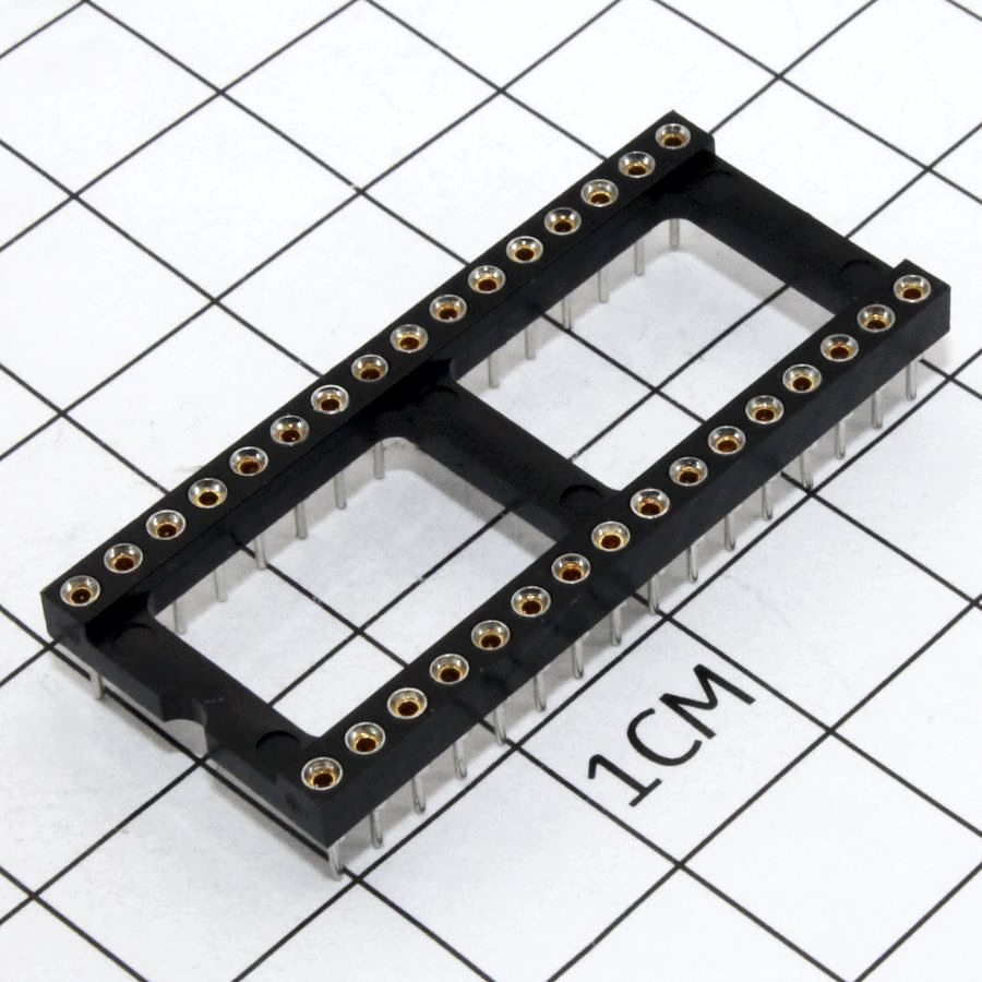 Панелька DIP 32 кон. широк. цанговая (SCLM-32) (DIP-32WM)