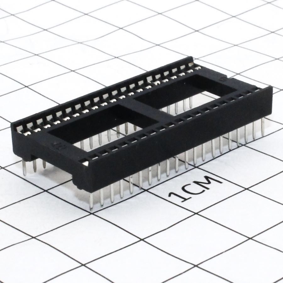 Панелька DIP 40 кон. широк. (DIP-40W-1,77) (ICSL-40)