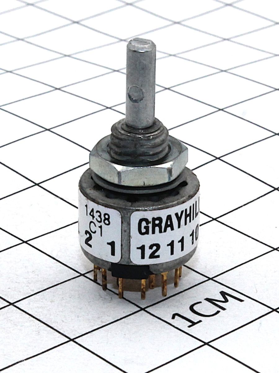 Переключатель поворотный:56P30-01-4-02N 2п4н