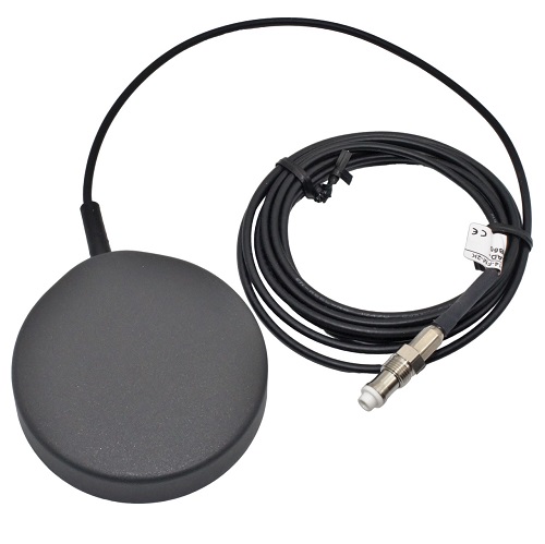разъем FME-F, GSM 900/1800 в герметичном влагозащищенном корпусе, клеевое крепление, 68мм(диам)х14мм(выс),Ку=1dBi, линейная - GSM WB60 FWB625014-FM-2K