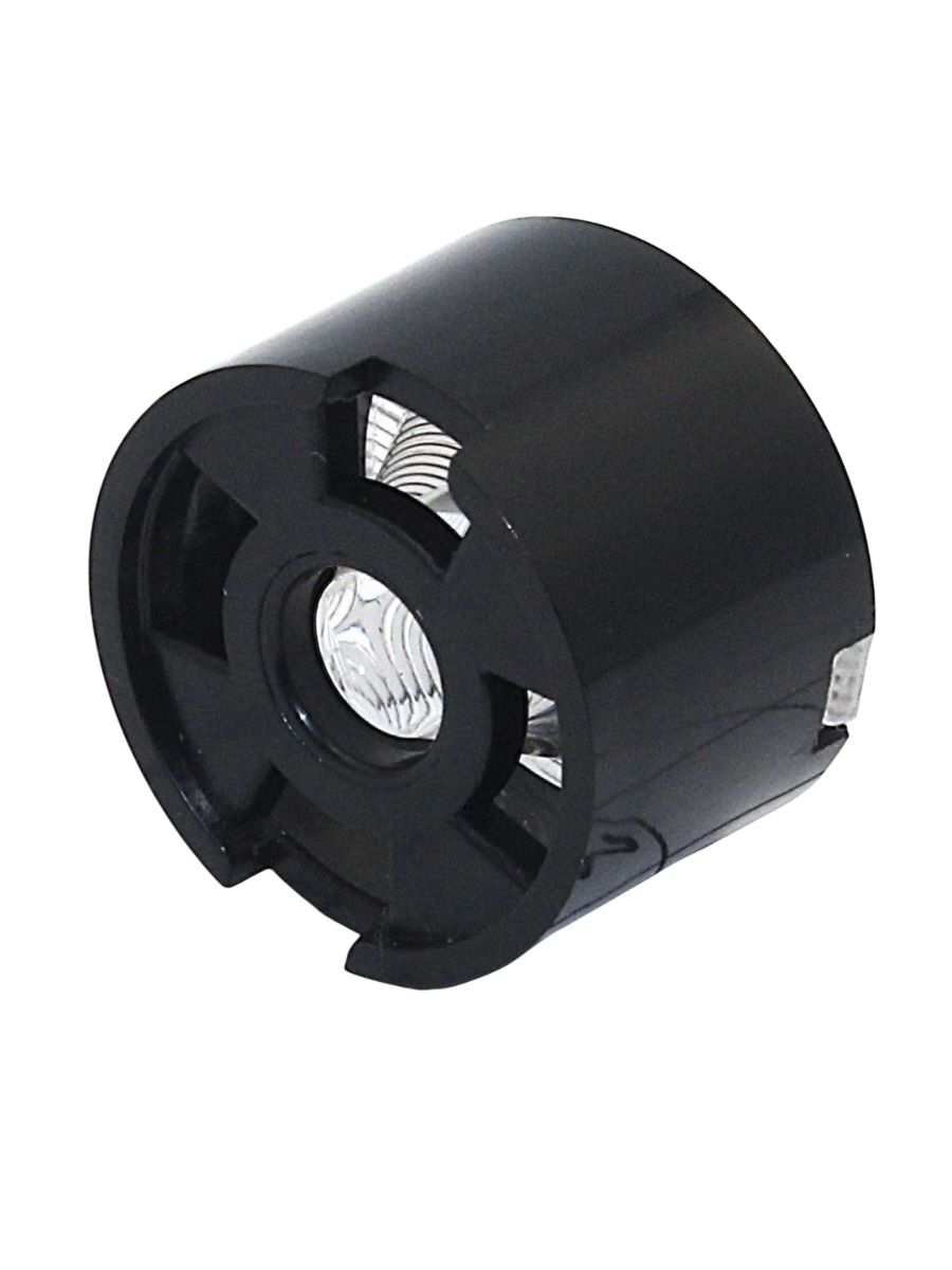 Линза круглая, диаметр 21,4мм, высота 14,2мм, угол излучения овал, горизонтальный 30°, вертикальный 40° 21,4*14,2, , 30-40 (L-H2-30X40)