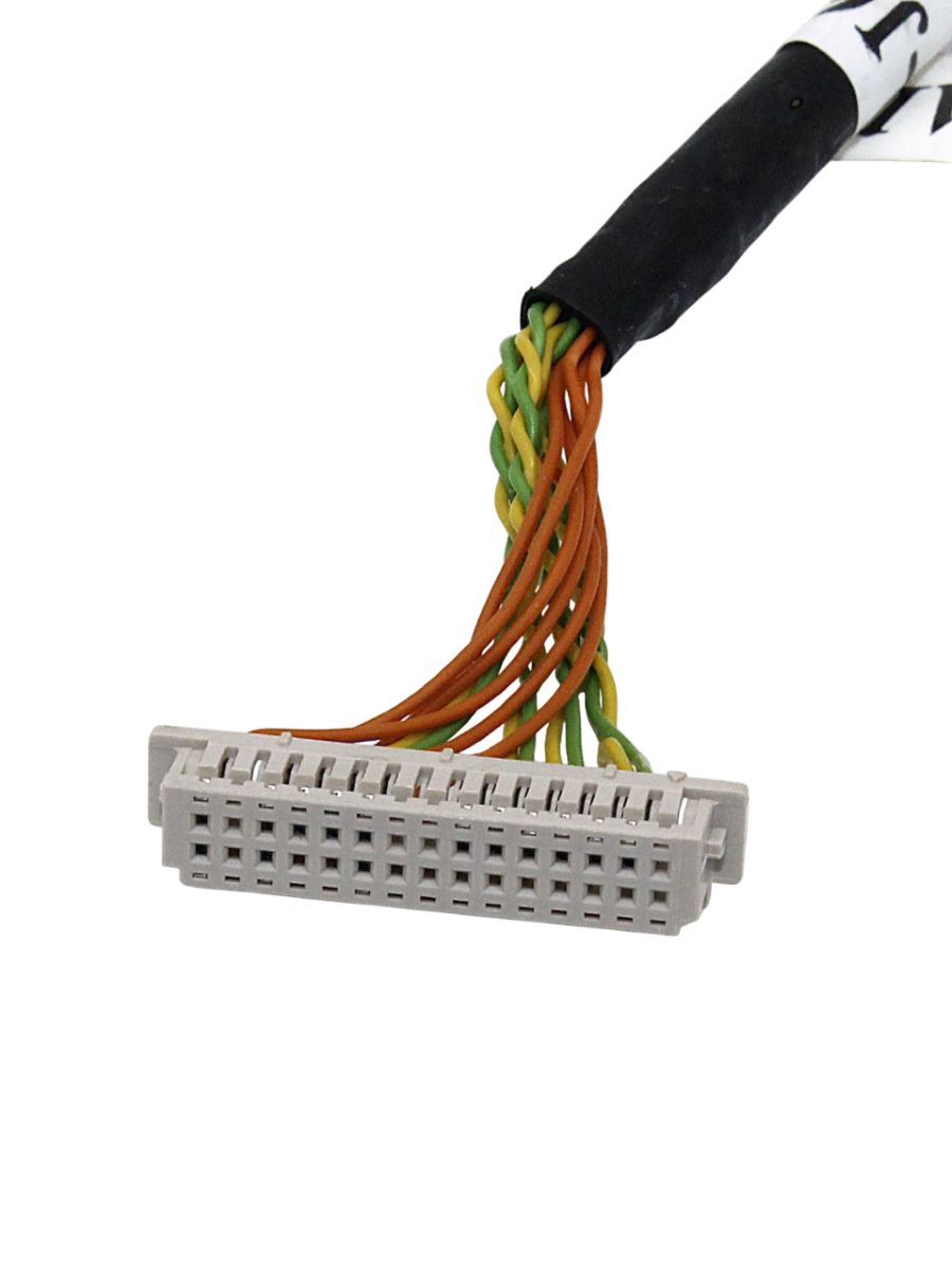 Кабель 40см LVDS (6-бит) для подключения промышленного ПК к LCD панели NEC NL10276BC20-04 (AL-CABLE-J62045)