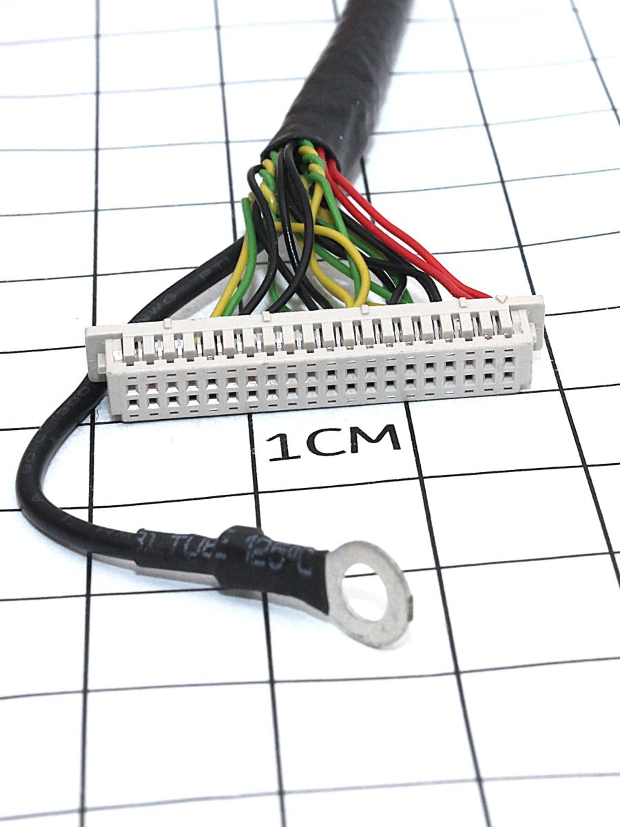 Кабель 40см LVDS 24bit для подключения промышленного ПК ECM-945GM к LCD панели NEC NL10276BC30-34D (E1704600455R)