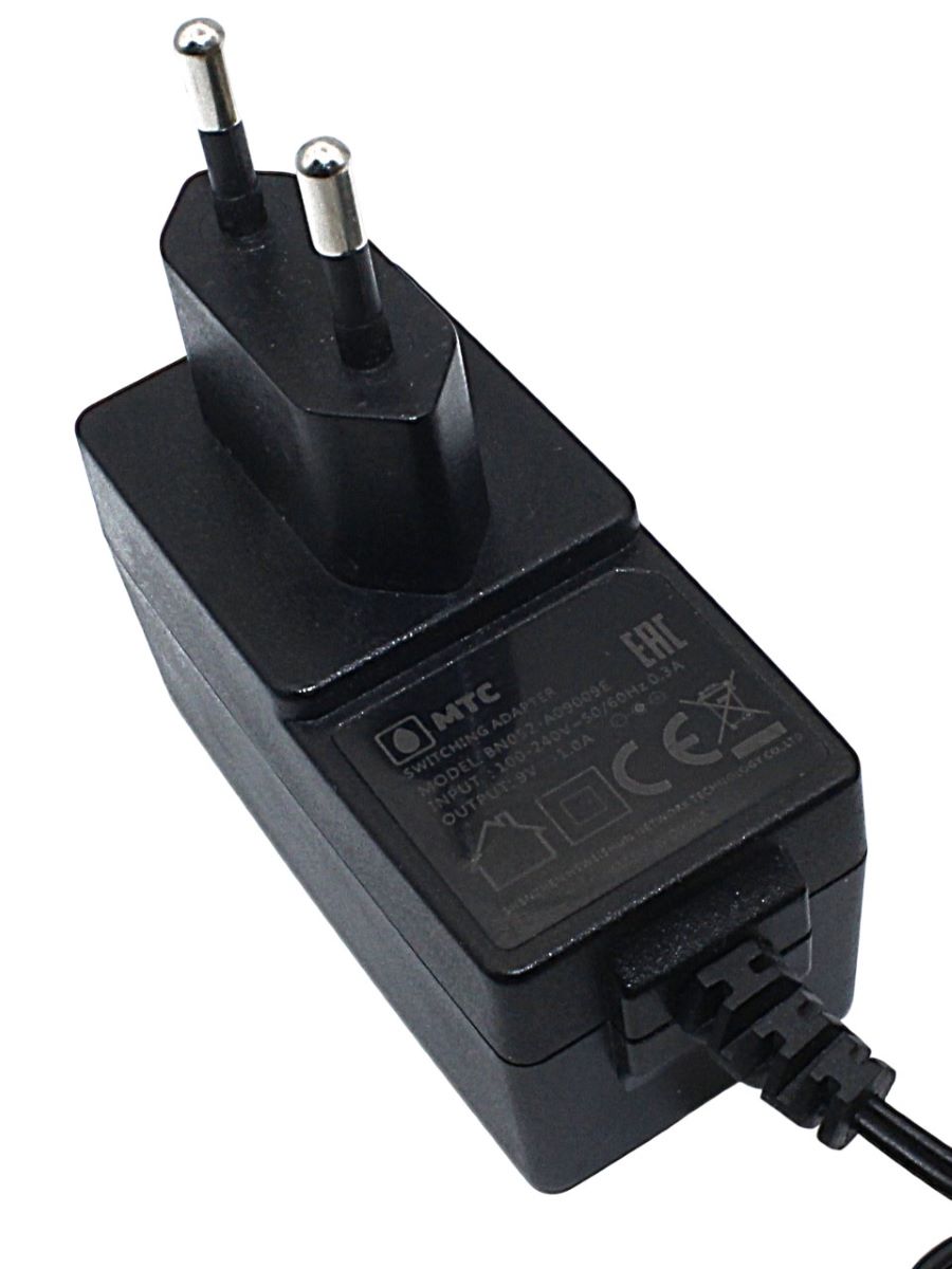 AC/DC Адаптер  9W 220->9V/1А (BN052-A09009E)