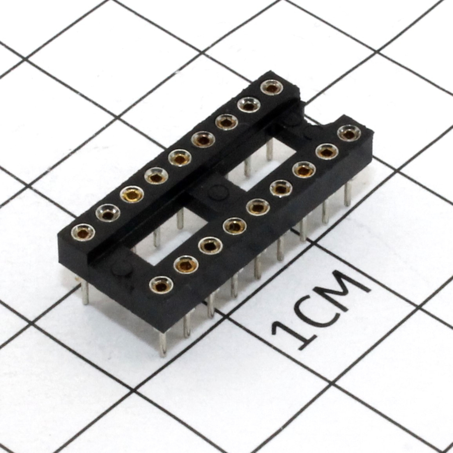 Панелька DIP 18 кон. узк. цанговая (SCSM-18)