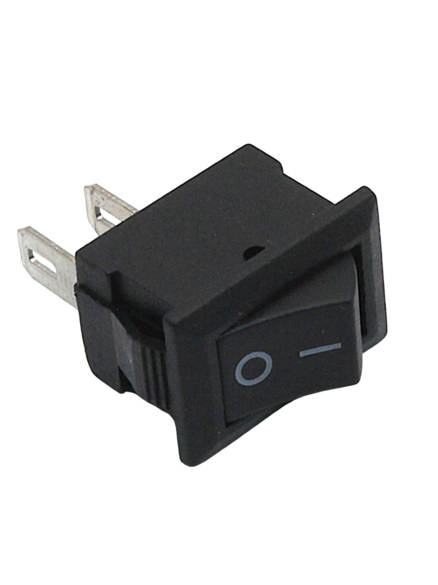 Переключатель 2 конт., 13х 8, черный (SWR-81) (36-2010) 220В,3А