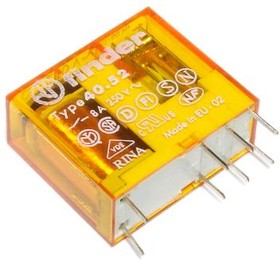 2 гр. пер., 8А, 230VAC, ДхШхВ = 29х12,4х25 Finder-~220Â 2ï, 40.52.8.230.0000