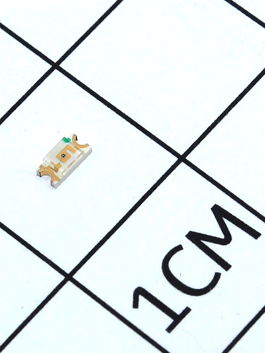 SMD1206, зеленый, 120гр., 80мкд L-1206HGC-80mcd