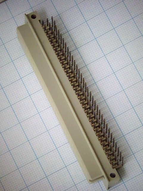 DIN 41612 96 pin (м) прямой угол 3 ряда (116-60074) шаг 2,54мм (EPT)