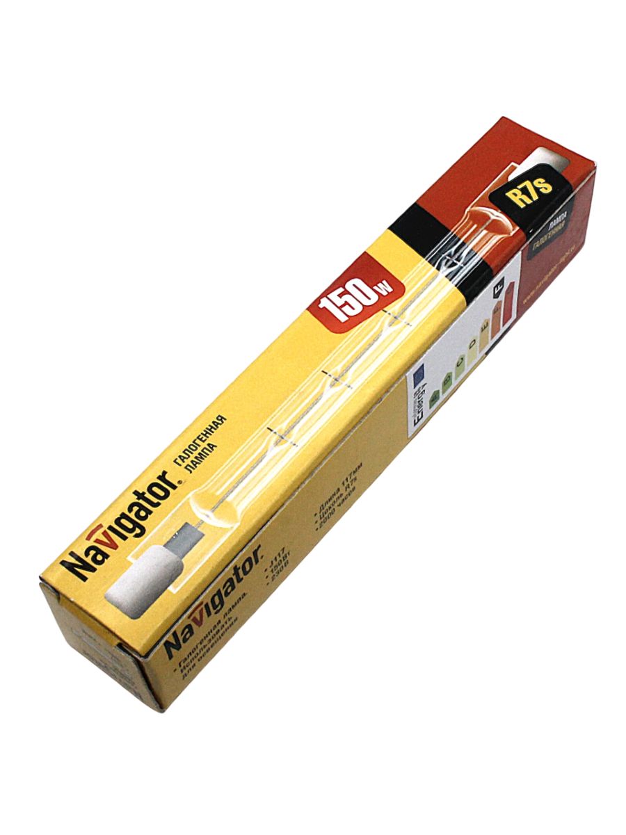 "Navigator" J117-R7S галогеновая  150Вт, 117мм (двухцокольная, линейная)