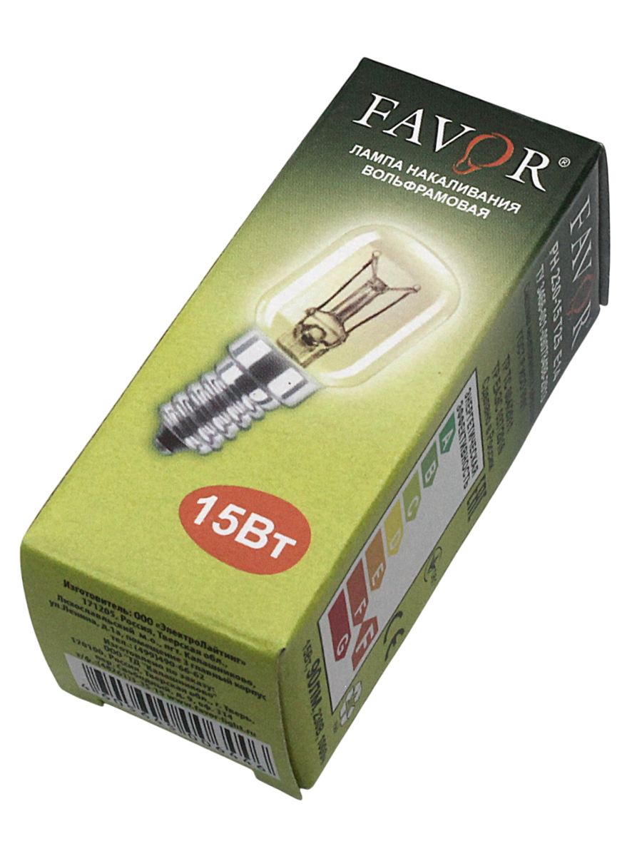 15P1/CL/E14 15Вт прозрачная для холодильника (91955) 15P1/CL/E14 15Вт прозрачная для холодильника (91955)